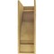 Ekena Millwork 12"W x 24"D x 36"H Classic Mayflower Rough Cedar Woodgrain TimberThane Corbel, Primed Tan CORUR12X24X36MAYRCPR - alternate 3